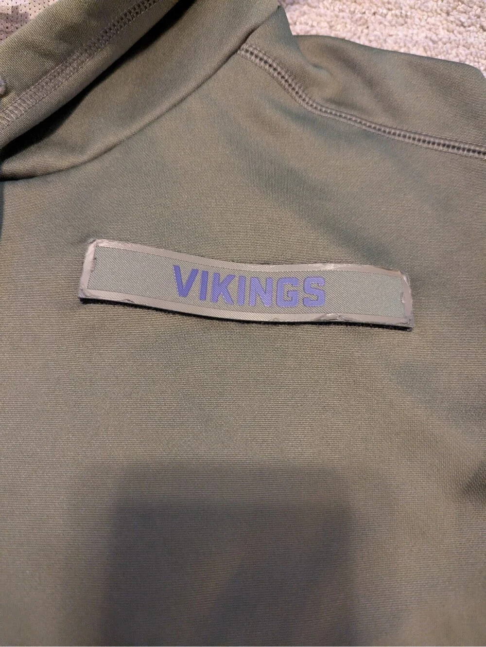 Nike Minnesota Vikings Salute To Service Hoodie Sweatshirt Mens Large Military O